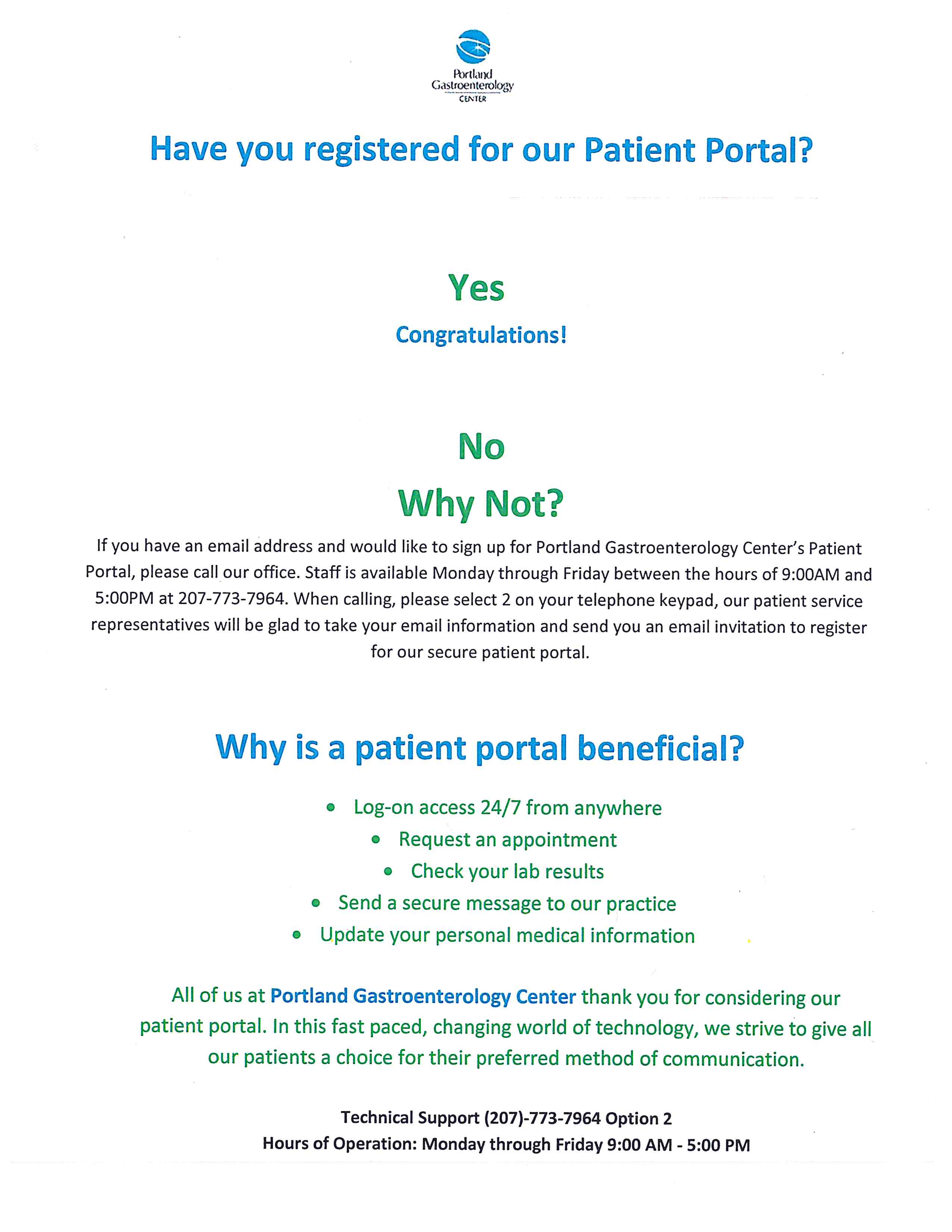 invitation  patient portal